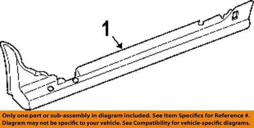 Chrysler oem ya03tzzaa exterior-rocker molding