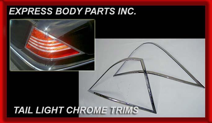 W219 chrome tail light cls500 cls63 cls550 moldings cls600 cls trims line trim