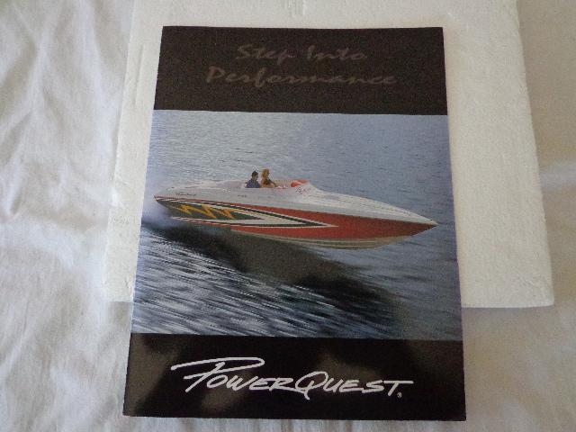 1998 powerquest step into performance product line boat brochure promo catalog 