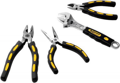 Performance tool w1701 4 pc plier & adjust. wrench