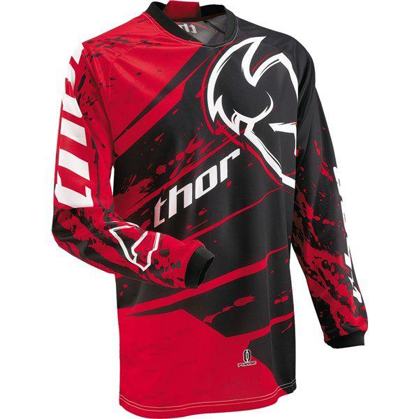 Red s thor phase splatter youth jersey 2013 model
