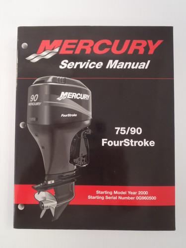 Used mercury outboards 75/90 fourstroke factory service manual 90-858895r1