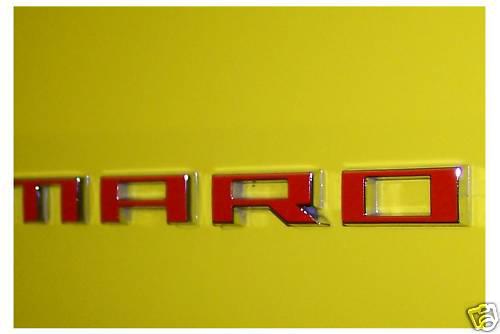 Alphabet apply anywhere chevrolet camaro 2010 2011 2012 fender emblem letters