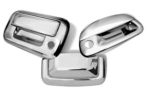 Ses trims ti-tg-146 dodge ram tailgate handle cover truck chrome trim 3m abs