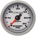 Autometer ultra-lite pro series-boost pressure gauge 2-1/16" 0-60psi 8970