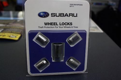 Subaru alloy wheel lock kit 