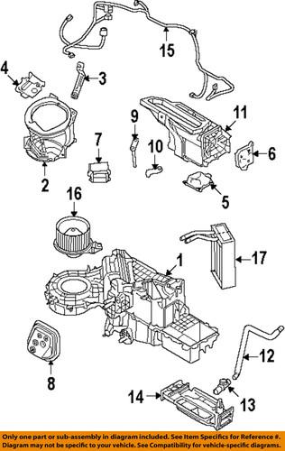 Ford oem 7l1z-19805-d blower motor/hvac blower motor