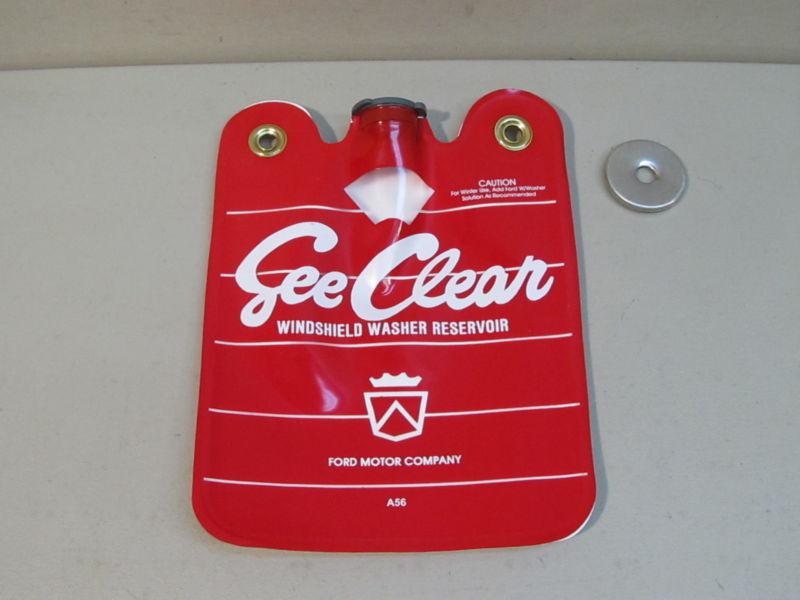 New 54-59 ford car & 57-60 truck "see clear" windshield washer bag & lid