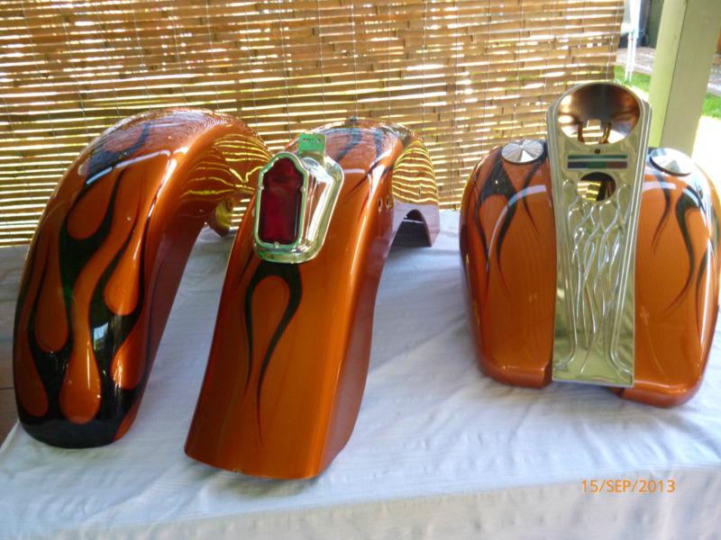 Harley davidson tanks and guards/fenders