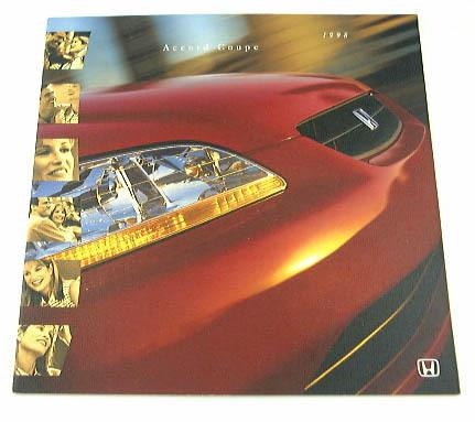 1998 98 honda accord coupe brochure lx ex v6 