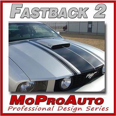 Fastback 2 - 3m pro grade boss style mustang graphics stripes decal 2007 705