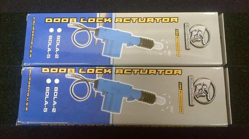 Pair of (2) bullz audio bdla-2 universal door lock actuators