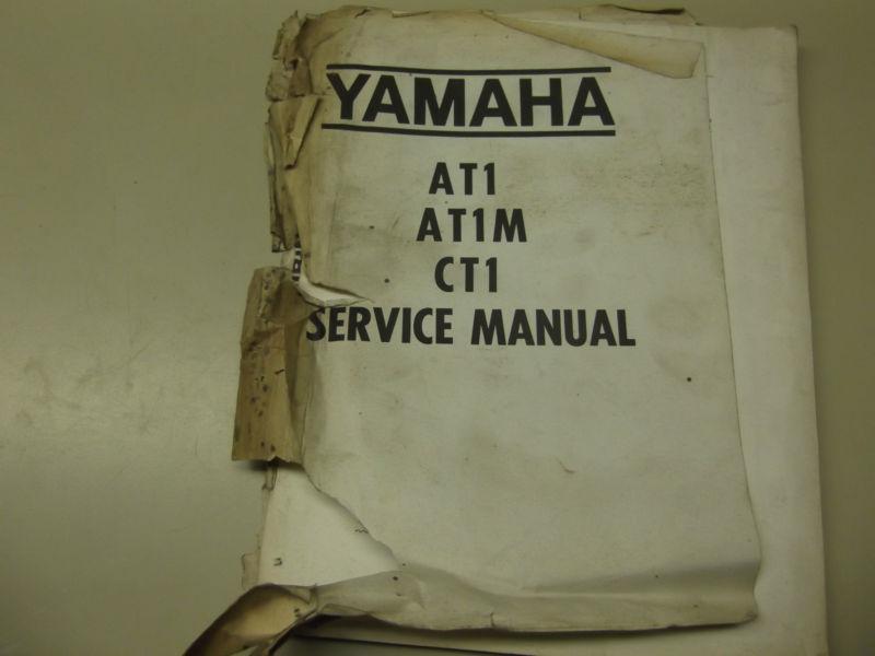 Yamaha at1 - at1m - ct1 service manual yamaha motor co.,ltd