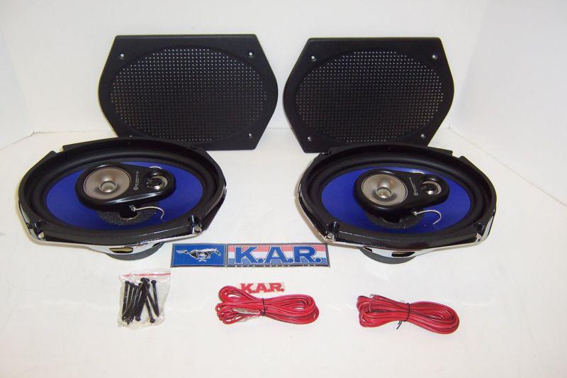 Chevy, mopar, street rod classic vintage car deluxe 6 x 9 rear speaker kit