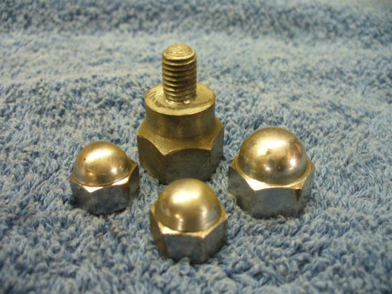 Honda  ct90   trail 1969-79      shock nuts acorn nuts and spacer   #07982