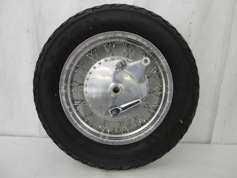 1988-2010 suzuki vs800 intruder rear wheel, rim, tire, brake hub, & axle 3153