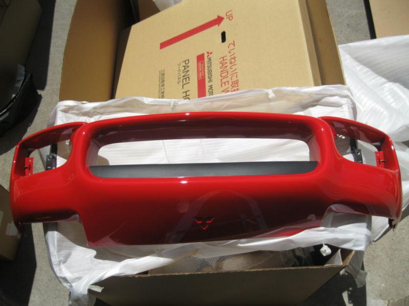 1999 mitsubishi 3000gt red front bumper retro fit cover oem mr439752