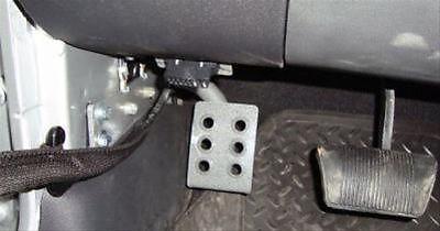 M.o.r.e. dp0709ds footrest pedal steel black jeep each