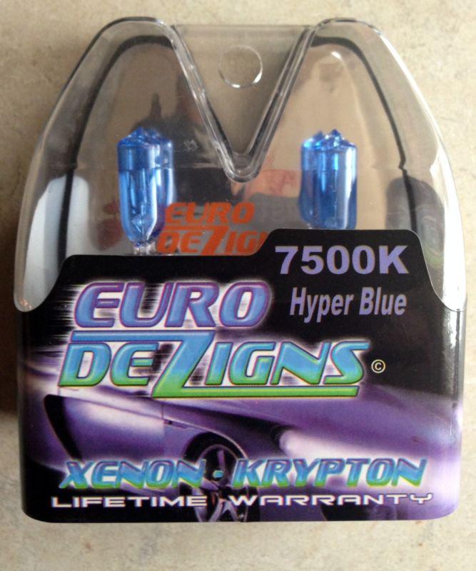 7500k blue/white 9006 hb4 xenon hid look halogen replacement headlight bulbs new
