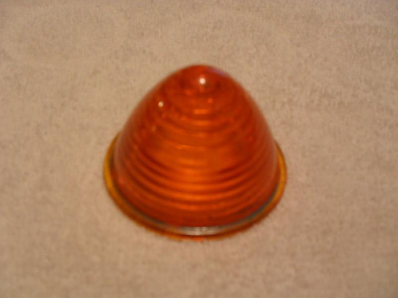 Vintage orange glass bee hive lens***l@@k***