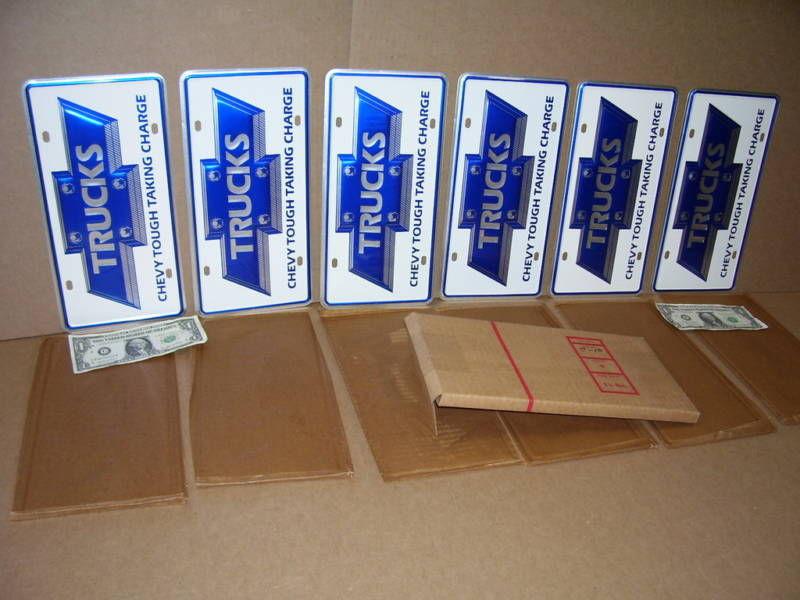 Original 1984 bowtie -from closed chevy dealer showroom tags -full set six inbox