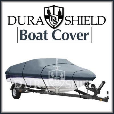 Boat cover for 17', 18', 19' v-hull  fish and  ski boats deluxe trailerable