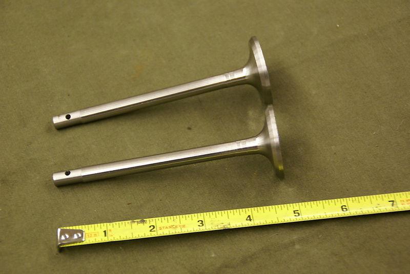 Indian hedstrom antique motorcycle  exhaust forged stainless valves 1910 to 1915