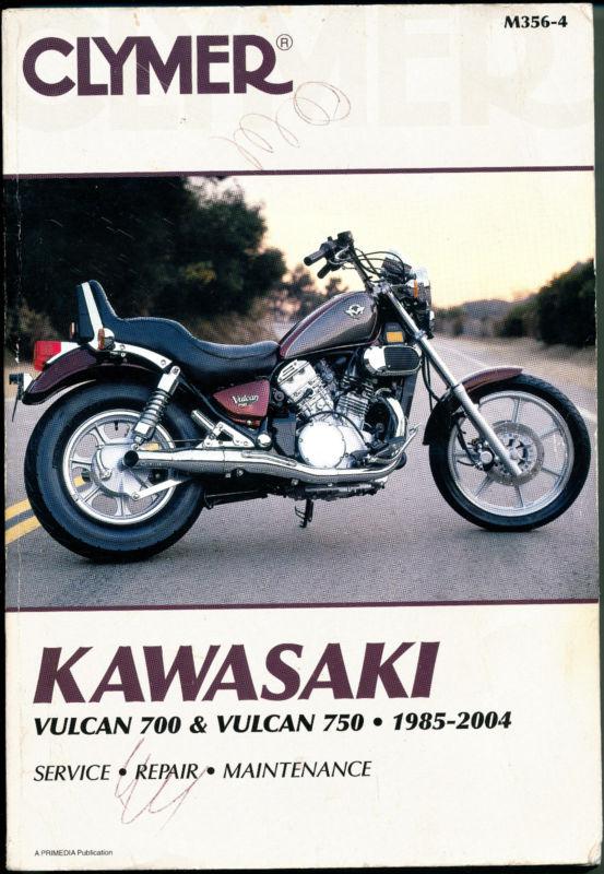 Clymer kawasaki vulcan 700 & vulcan 750 1985 to 2004 service & repair manual   