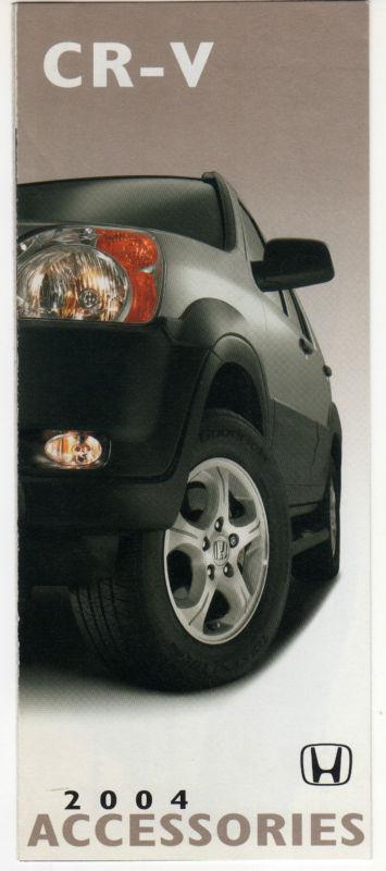 Honda crv 2004 new car oem dealer brochure for accessories