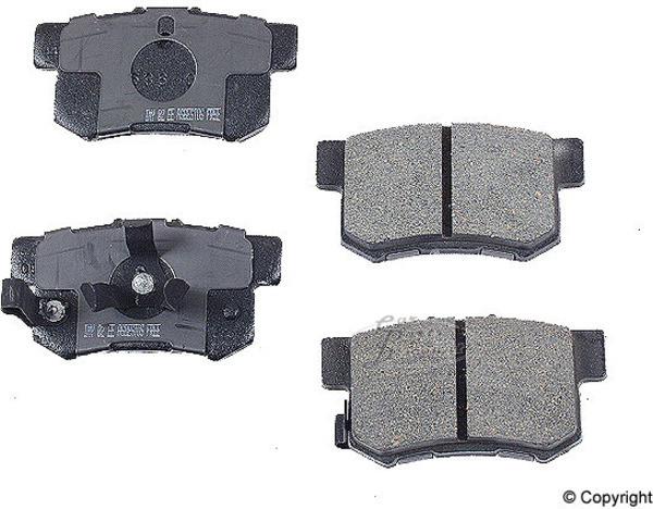 New rear disc brake pads (d1086) acura rd- honda accord, cr-v, crosstour
