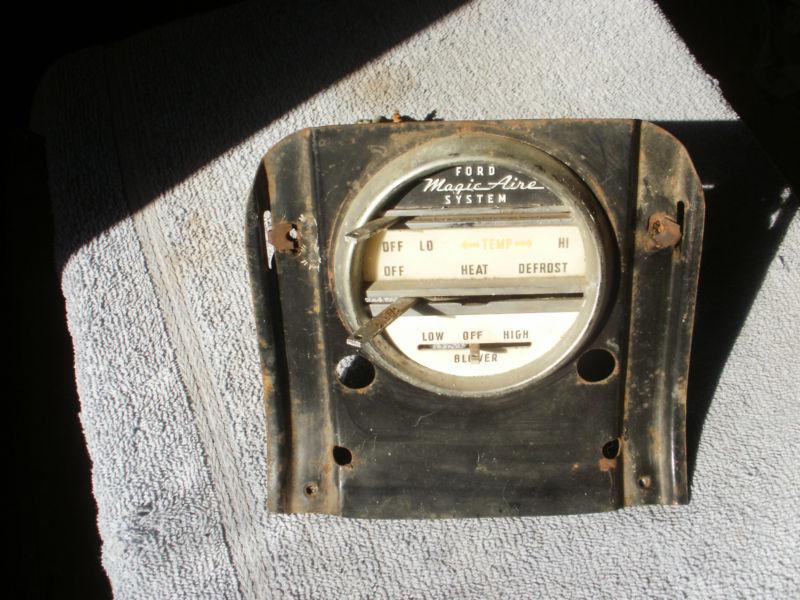 1958-59-60 ford thunderbird magic aire system control panal