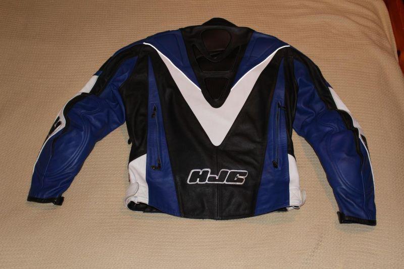Hjc leather jacket excellent condition