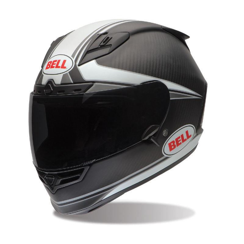 Bell star carbon race day xs-2xl matte black motorcycle helmet new