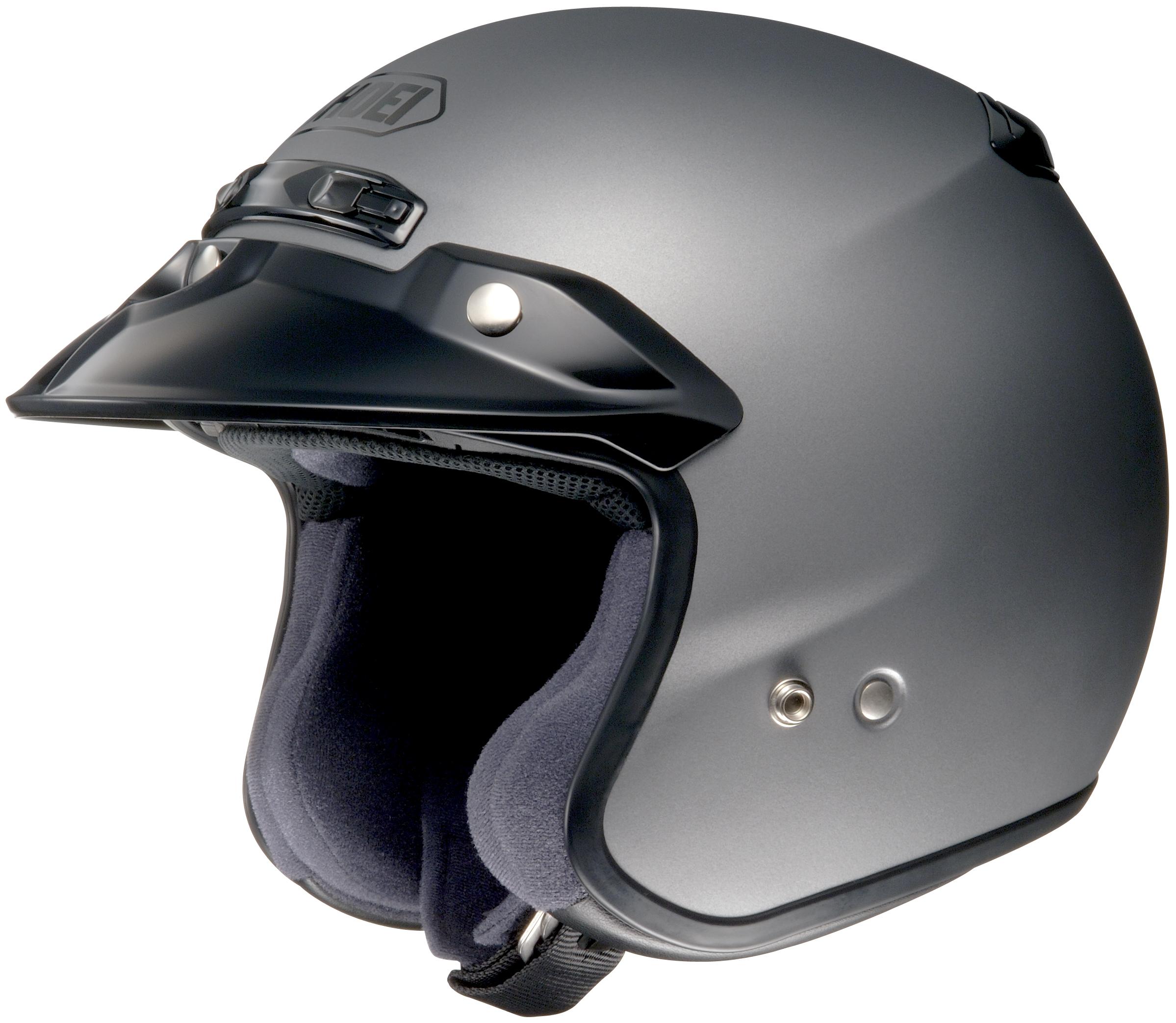 Free 2-day shipping! shoei rj platinum-r matte grey helmet motorcycle open face
