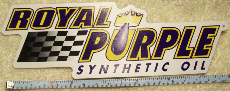 Royal purple synthetic oil  racing sticker - decal