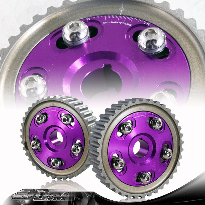Civic / del sol / crx d-series engine sohc aluminum anodized purple cam gear