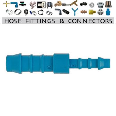 Hose fittings 5-4mm barbed hose reducing connector blue nylon