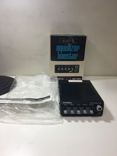 Vintage new 5 band graphic equalizer booster evertop nib
