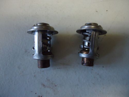 Johnson / evinrude outboard pair of 2 stainless steel thermostat 393659