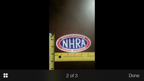 5 nhra championship drag racing  stickers/decals