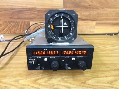 Narco mk12d plus  nav/com with id-825 indicator 14 volt ( w/ 8130-3 )