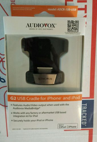 Audiovox dice g2 adcr-150-usb ipod cradle iphone for &gt; mediabridge &amp; auni-200