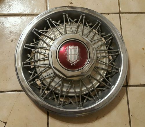 Oem 1983-87 ford ltd crown victoria marquis 15&#034; wire spoke hubcap wheel cover