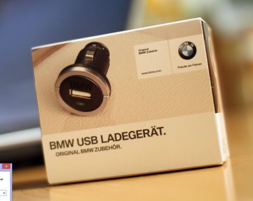 Genuine bmw usb charger for iphone ipod ipad mobile phone original