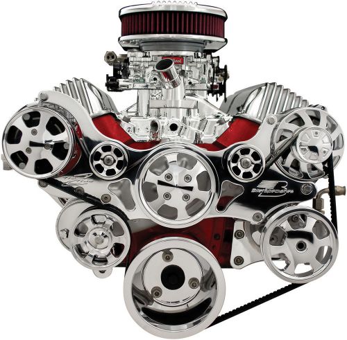 Billet specialties tru trac chevy 348/409 front engine kit,power steering pump