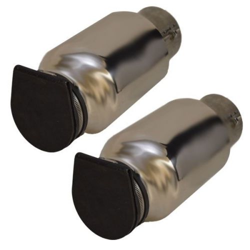 Corsa 12650-1t 4 inch boat exhaust tips  (pair)