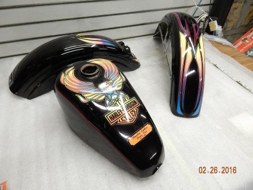 Factory custom paint limited edition series 1981 harley sportster amf eagle tank