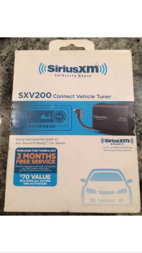 Sirius xm sxv200 satellite radio tuner~connect vehicle~model sxv200v1