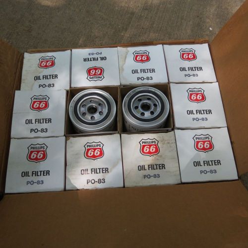 Phillips 66 oil filter po-83 cross reference with fram ph3569 lot of 12