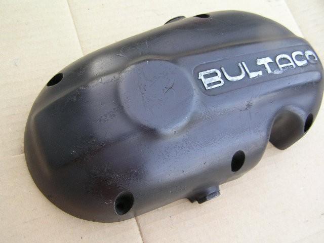 Bultaco sherpa m-3c model # 3 clutch cover side case  cafe gt